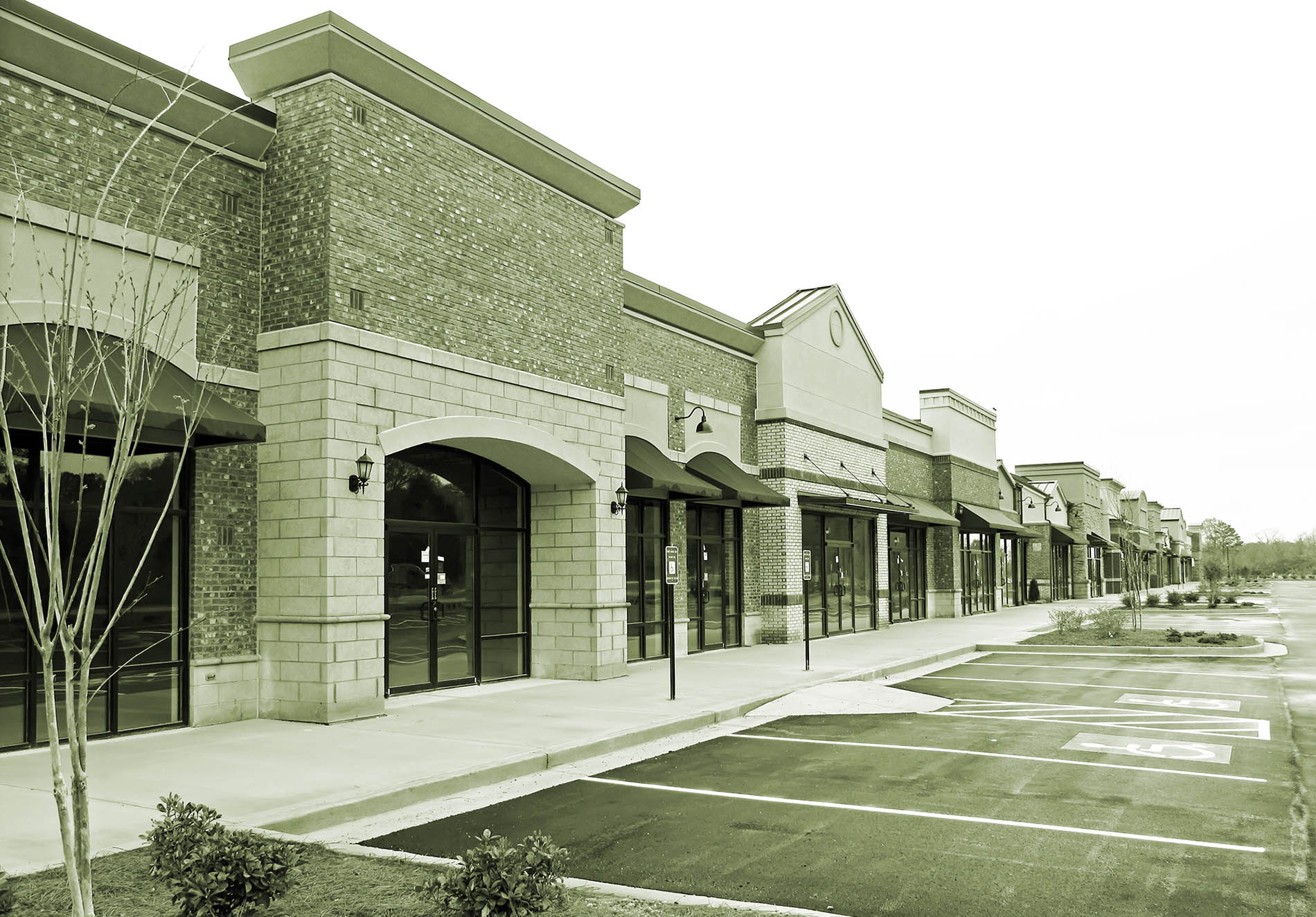 Empty Shopping Center
